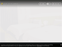 Tablet Screenshot of hotelshinshin.com